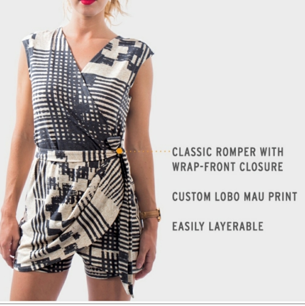 NWT Betabrand Wrap Romper Skort Dress